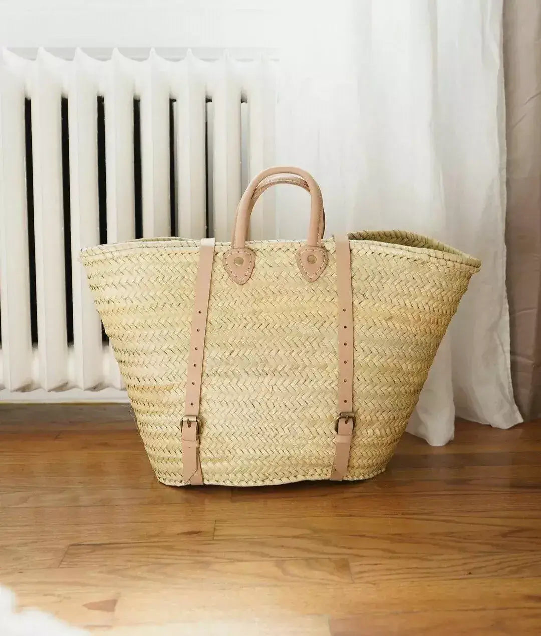 Handwoven Backpack Straw Bag – Cute Summer Basket